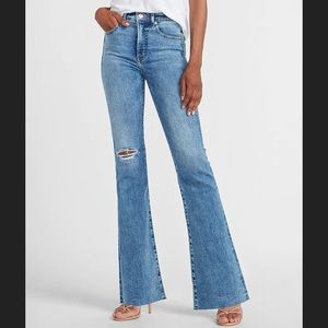 NWT Express High Rise Flare Jeans